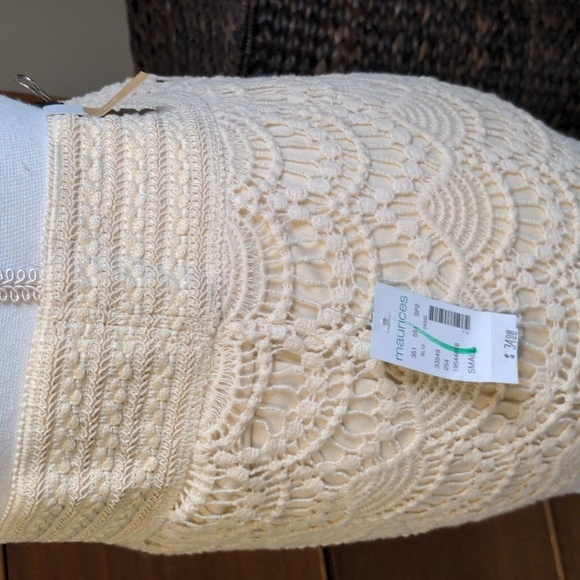 MAURICES High Waisted Pencil Skirt Coastal NWT - Picture 6 of 13